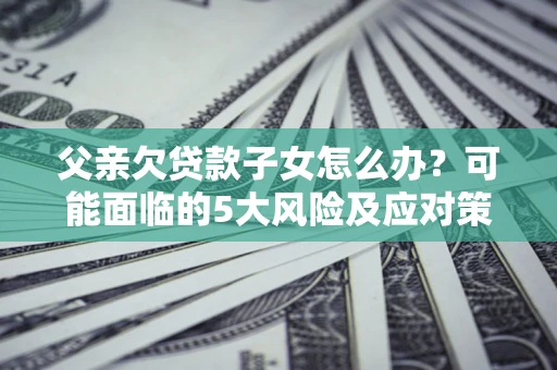 武汉父亲欠贷款子女怎么办?可能面临的5大风险及应对策略 武汉父亲欠贷款子女怎么办?可能面临的5大风险及应对策略
