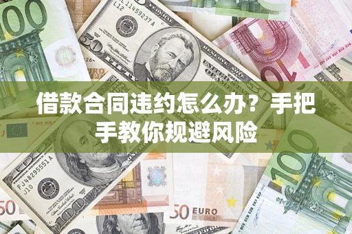 武汉借款合同违约怎么办？手把手教你规避风险