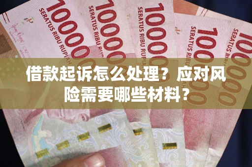 武汉借款起诉怎么处理？应对风险需要哪些材料？
