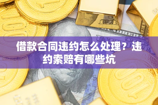 武汉借款合同违约怎么处理？违约索赔有哪些坑