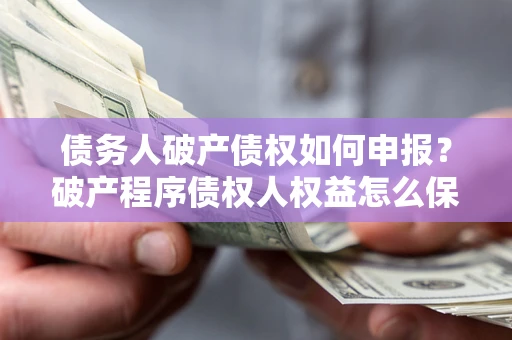 武汉债务人破产债权如何申报？破产程序债权人权益怎么保障？