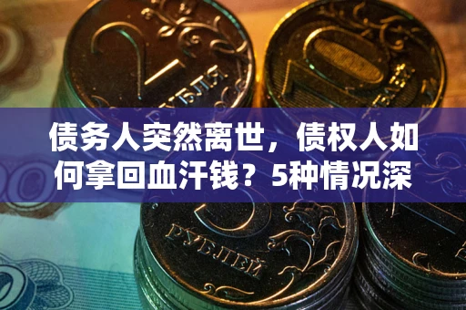 武汉债务人突然离世，债权人如何拿回血汗钱？5种情况深度解析