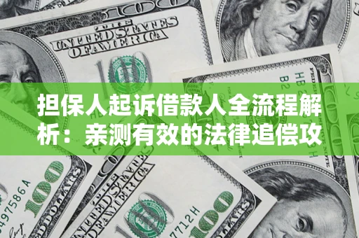 武汉担保人起诉借款人全流程解析：亲测有效的法律追偿攻略
