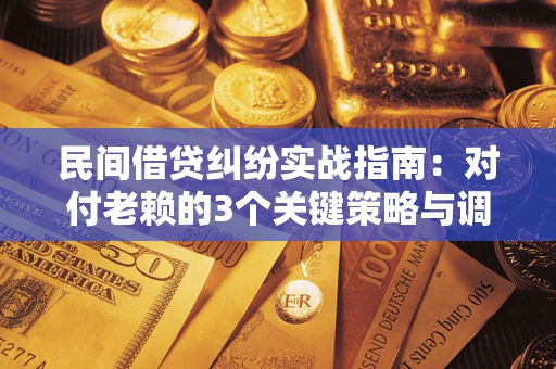 武汉民间借贷纠纷实战指南：对付老赖的3个关键策略与调解盲区解析