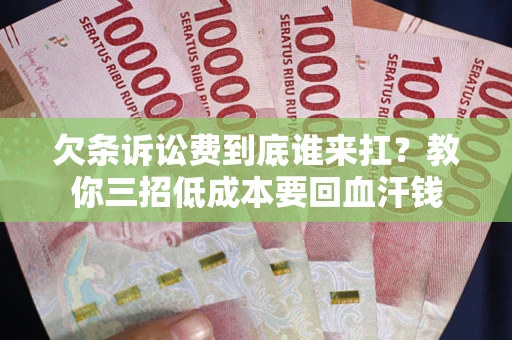 武汉欠条诉讼费到底谁来扛？教你三招低成本要回血汗钱